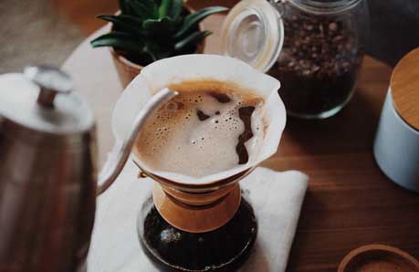 Pour over coffee